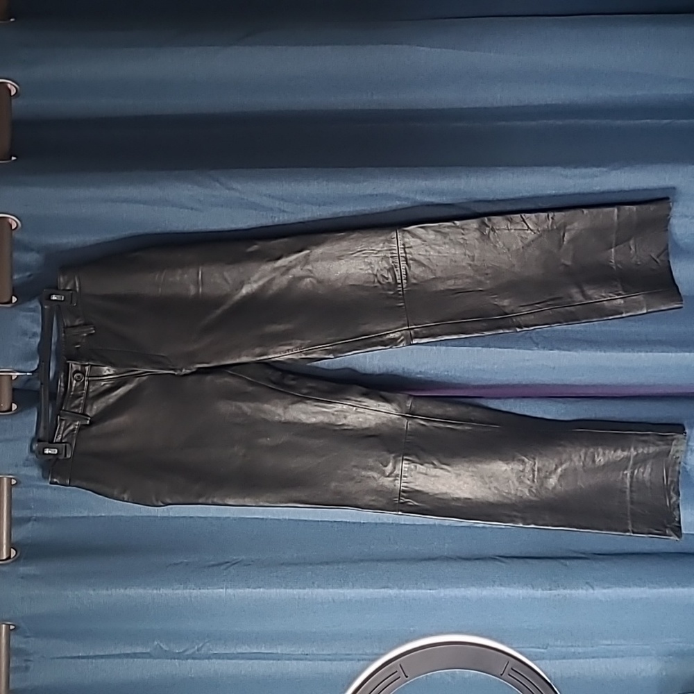 Wilson's Leather LINED pants waist 30 - length not sure but pretty long